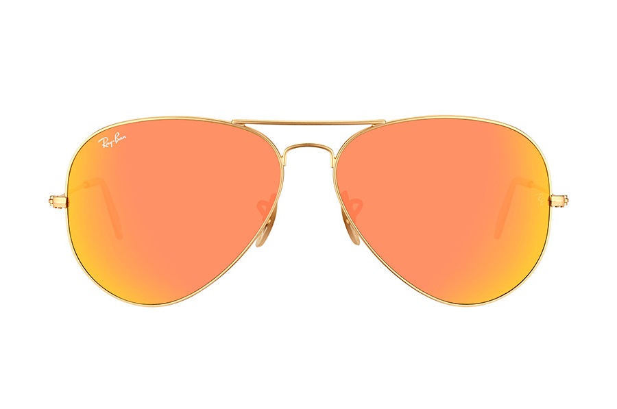 RAY-BAN AVIATOR FLASH LENSES S-RAY 3025-112/69(55IT)