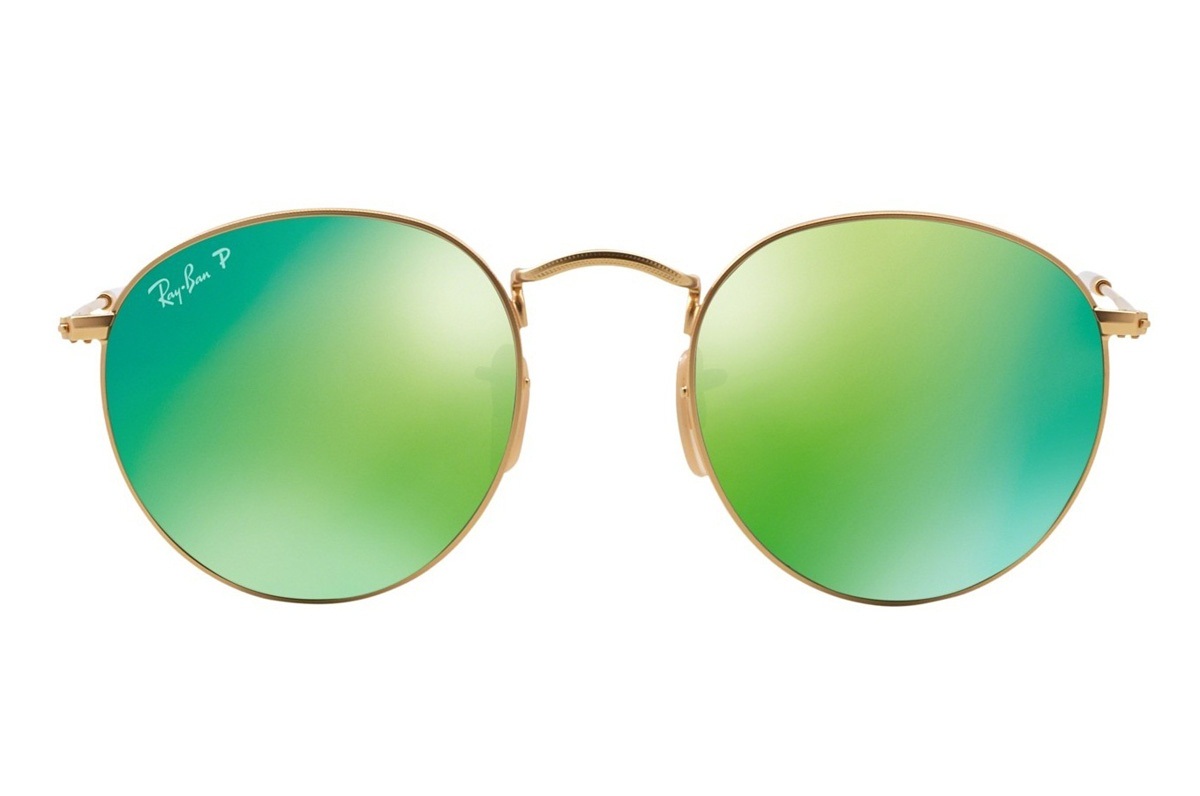 RAY-BAN ROUND FLASH LENSES S-RAY 3447-112/P9(50IT)